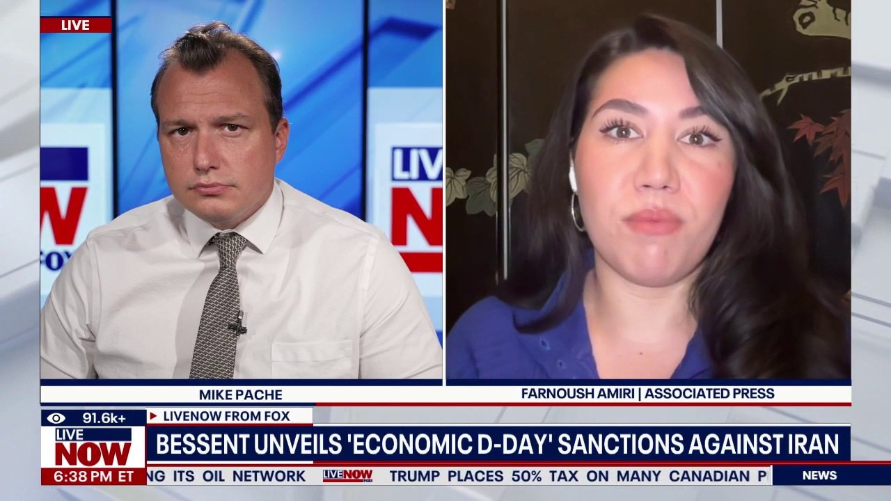 Bessent unveils 'economic D-Day' sanctions on Iran