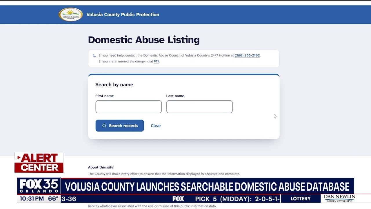 Volusia County launches online database for domestic abuse convictions