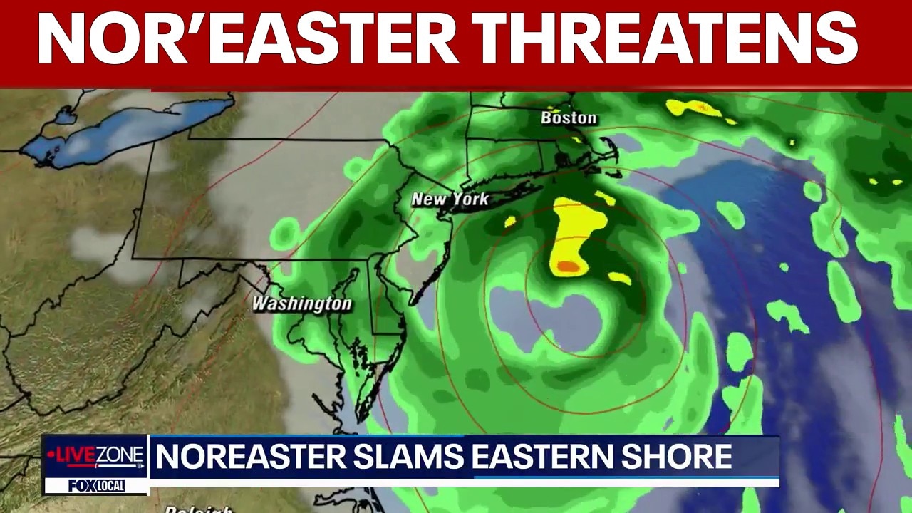 Coastal Flood Warnings, Advisories as nor’easter threatens Delaware, Maryland and Virginia beaches