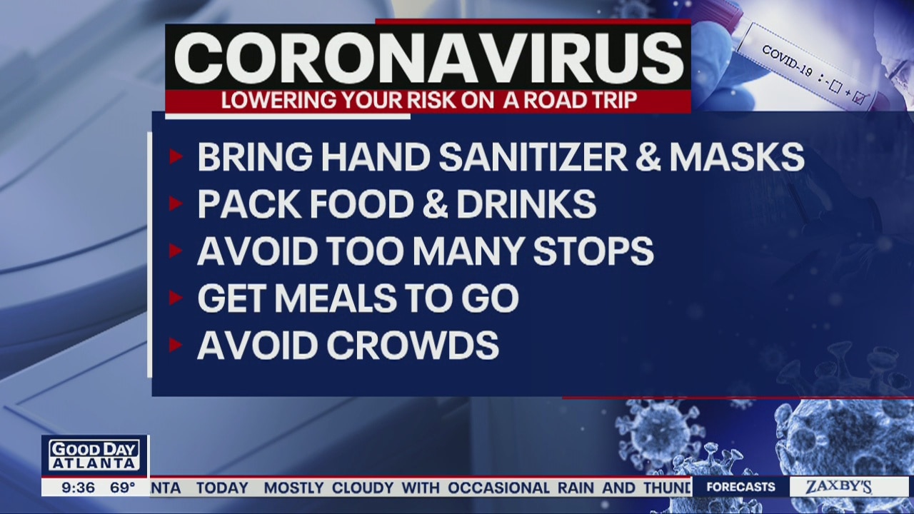 Lowering your risk of getting coronavirus on a road trip