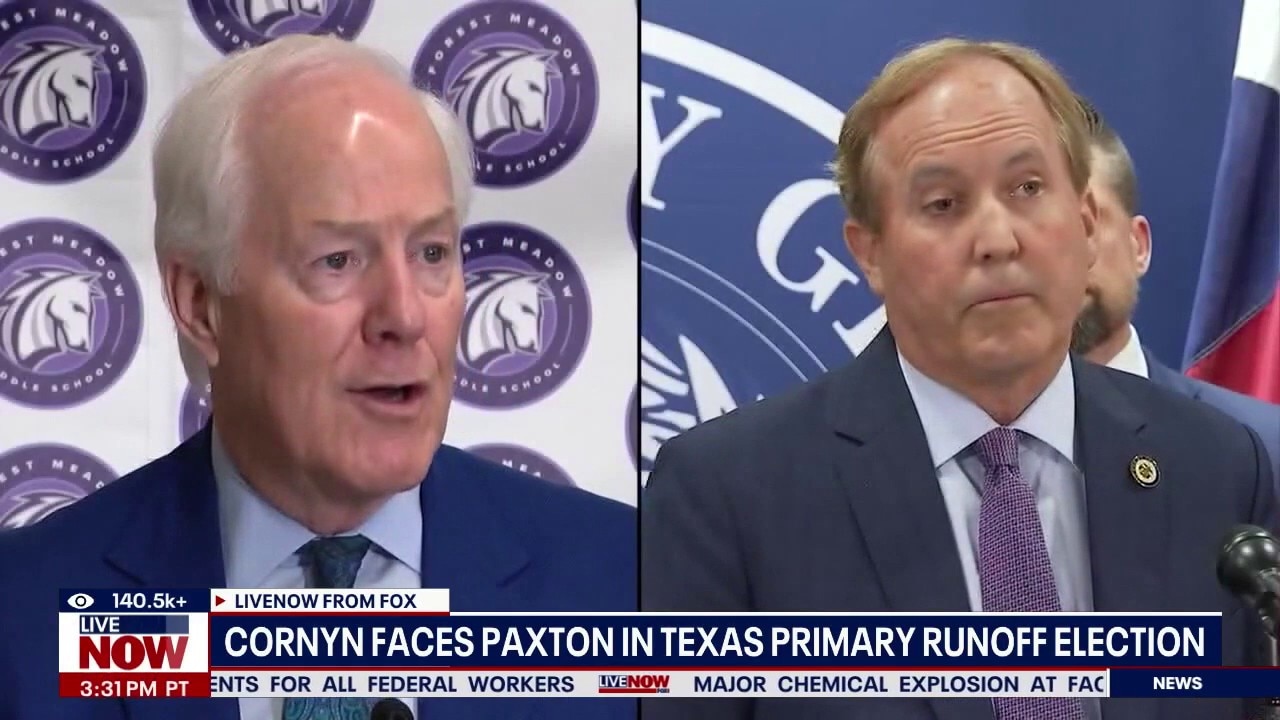 Texas Runoff: Cornyn faces Trump-backed Paxton