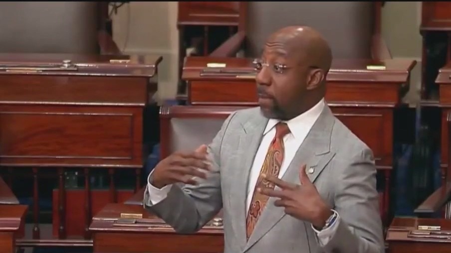 Warnock calls for assault weapon ban