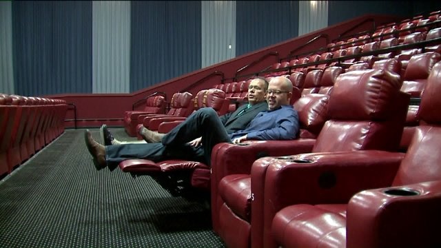 Kick back and relax in this theater