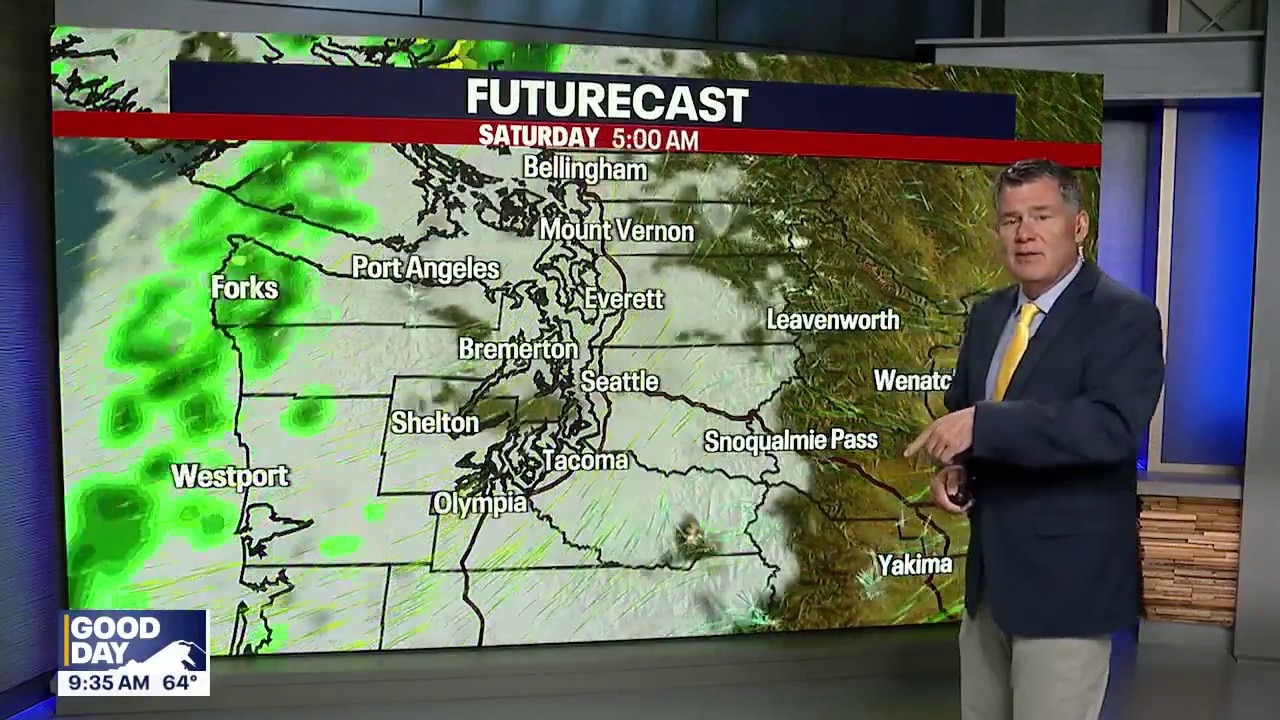 Rain sweeps into Seattle area during Seafair Weekend
