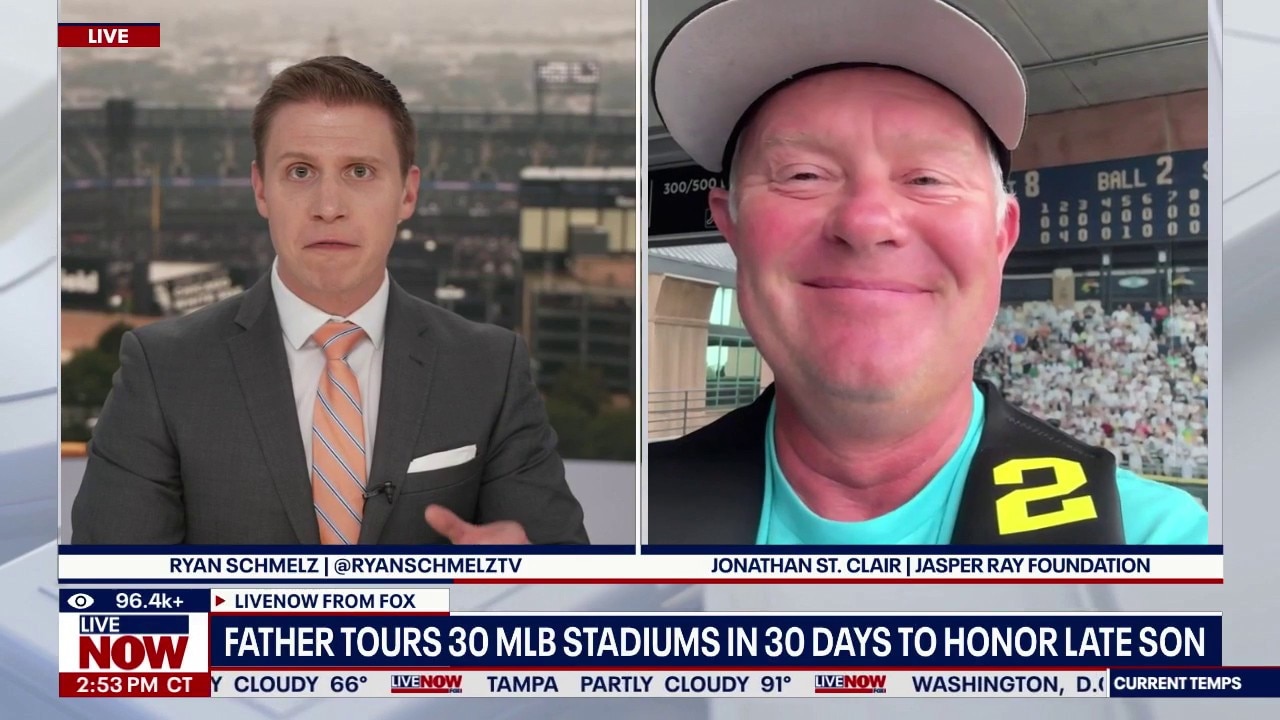 Father tours 30 stadiums in 30 days to honor late son