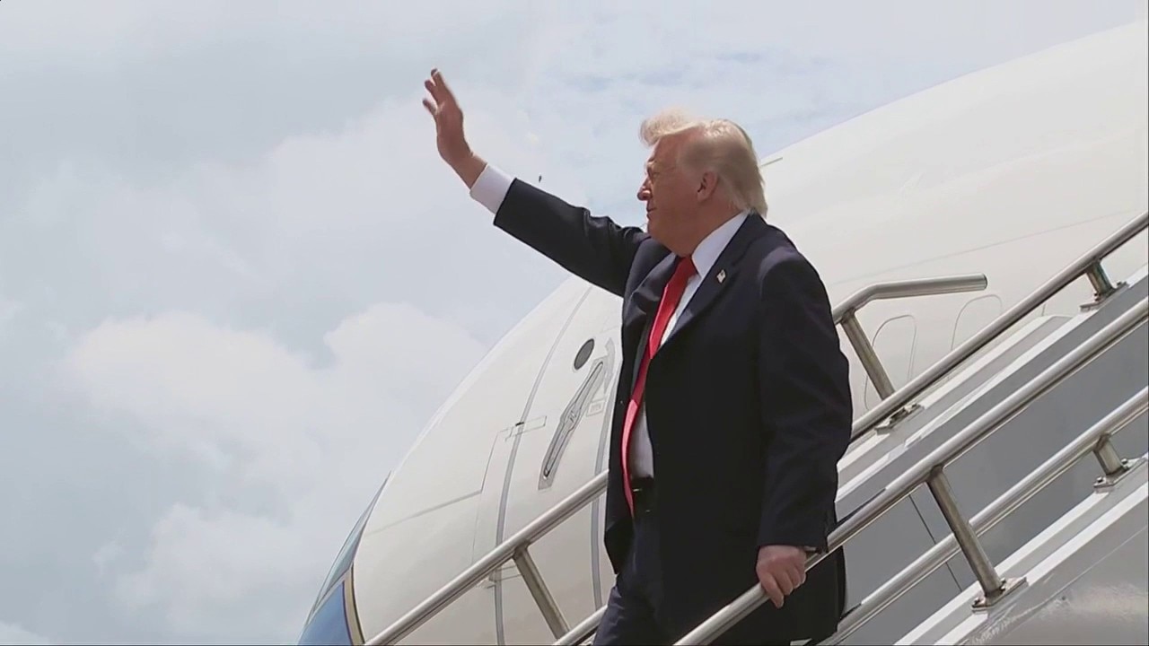 Trump arrives in Wisconsin for agriculture round table