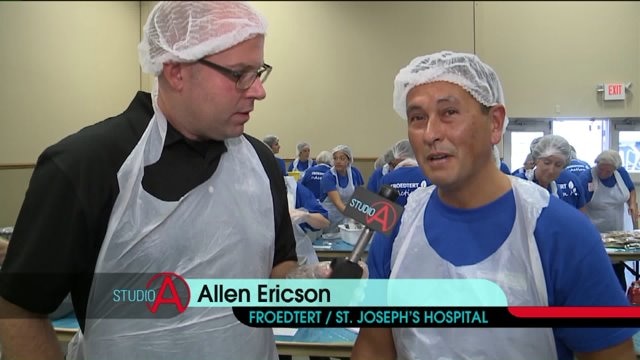 Packaging meals to help the hungry in Washington County