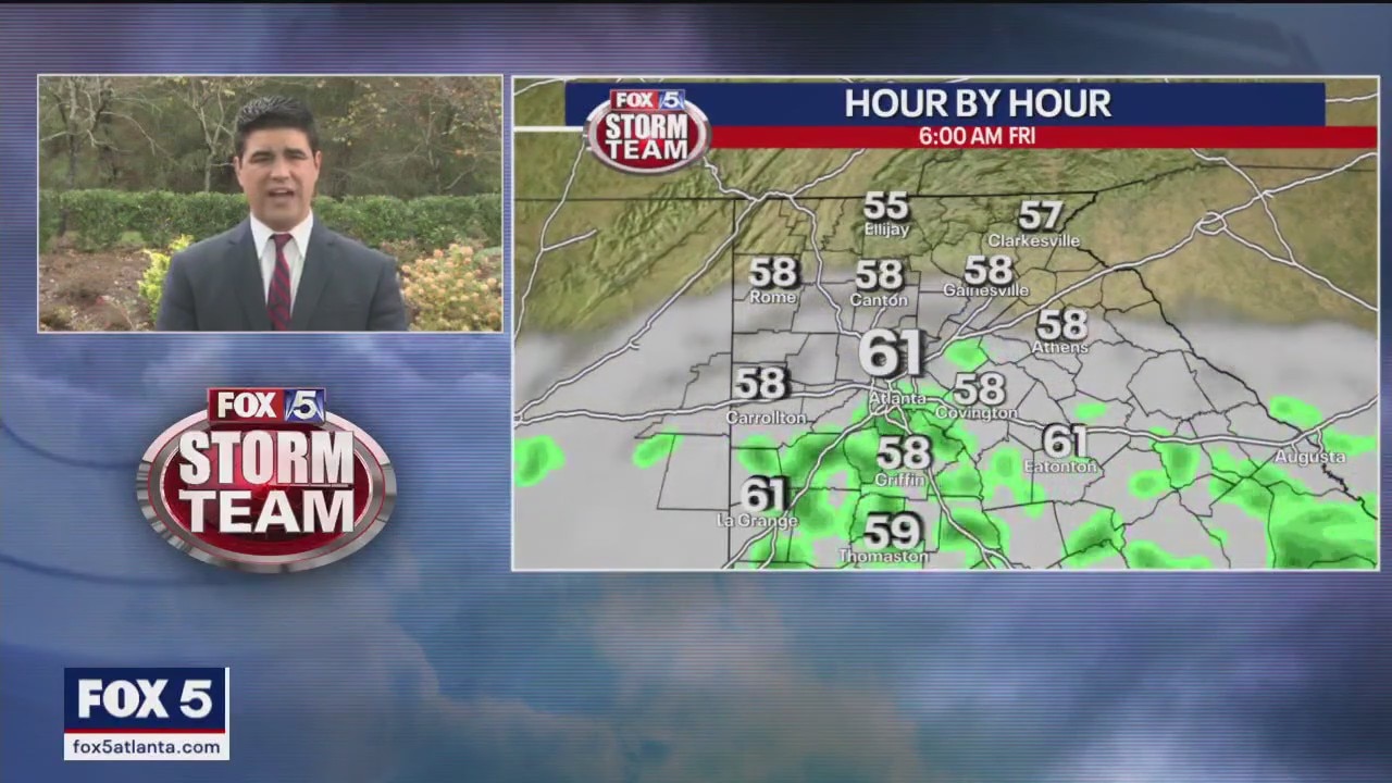 Thursday midday weather forecast