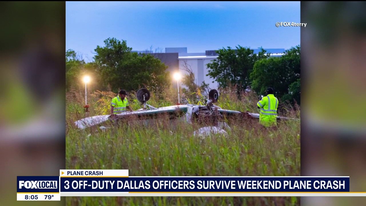 3 off-duty Dallas officers survive weekend plane crash