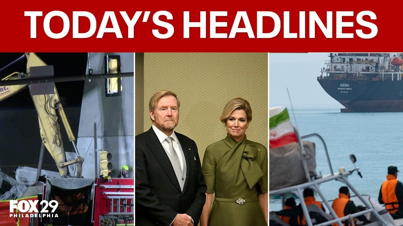 Monday headlines: Philadelphia parking garage collapse, Dutch King and Queen visit Philly, and more 