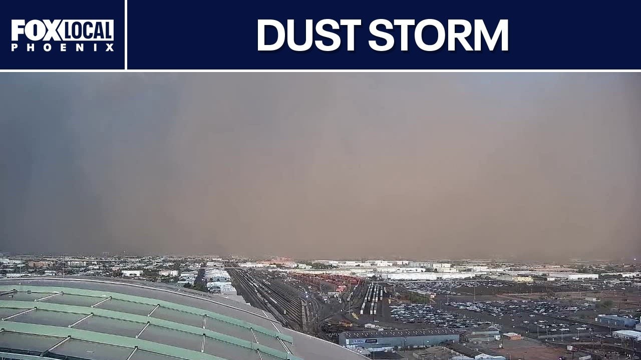 Dust storm sweeping over Phoenix-metro area | FOX 10 Phoenix