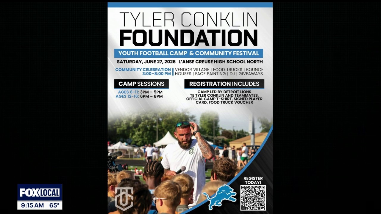 Tyler Conklin Youth Football Camp