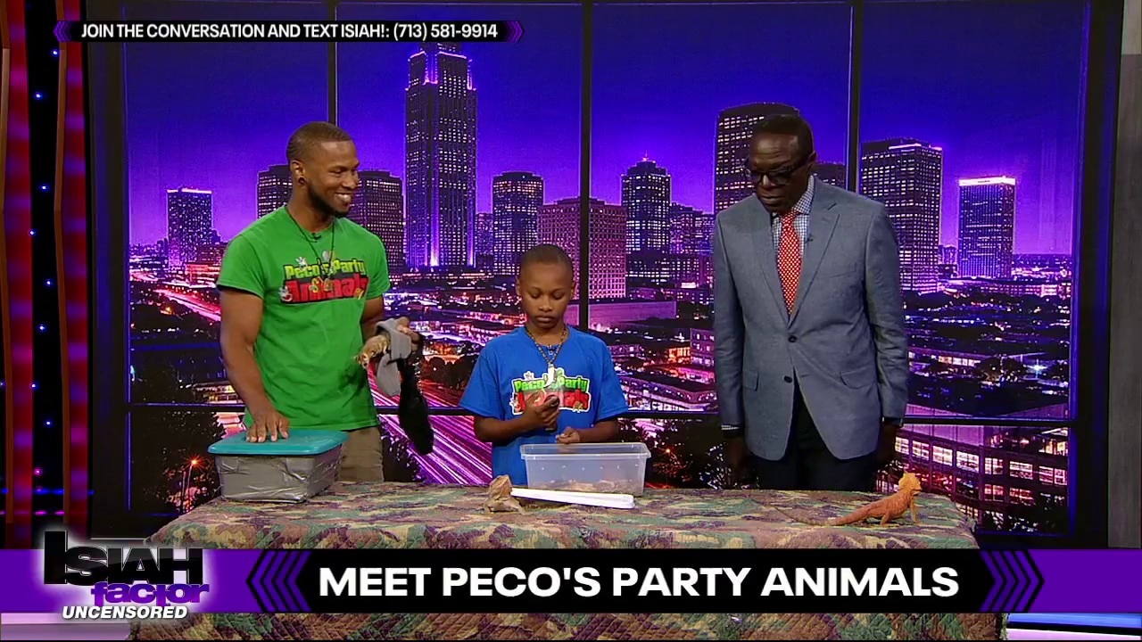 Peco's Party Animals: Houston Father-Son Duo Brings Wild Reptiles to Your Backyard