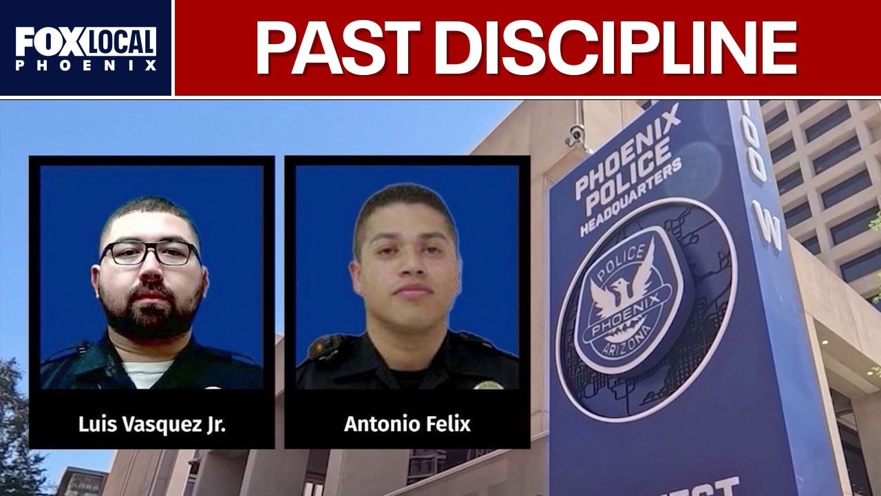 Fired Phoenix cops had prior disciplinary actions