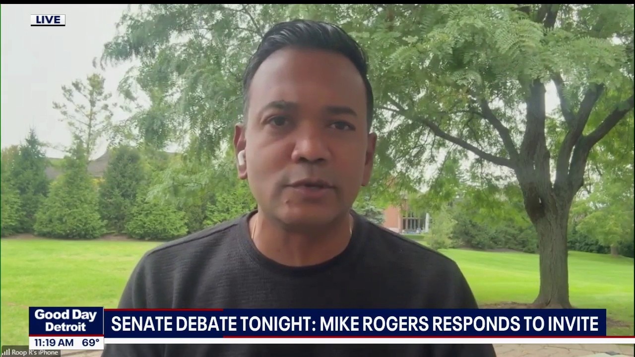 FOX 2 Senate Debate: Mike Rogers declines, Roop Raj responds
