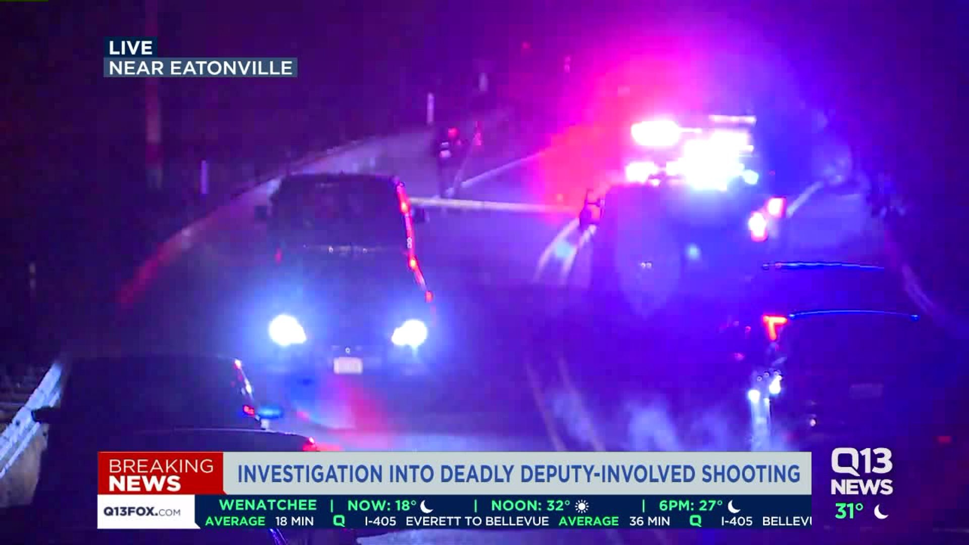 Suspect dead after deputy-involved shooting near Eatonville