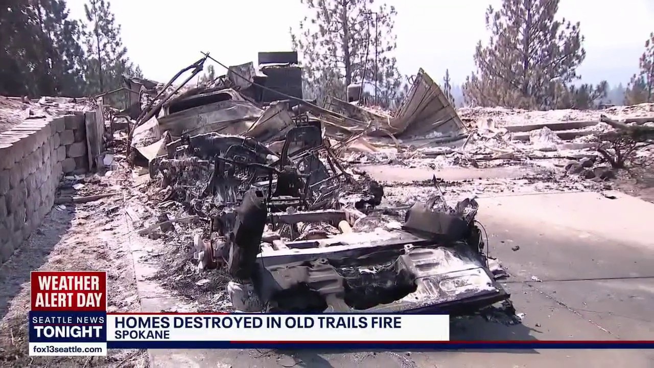 Families lose everything from Spokane wildfires