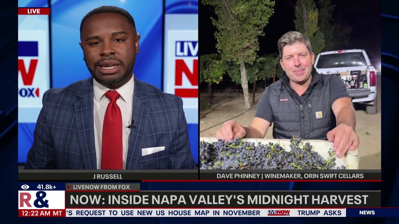 Inside look at Napa Valley's midnight harvest