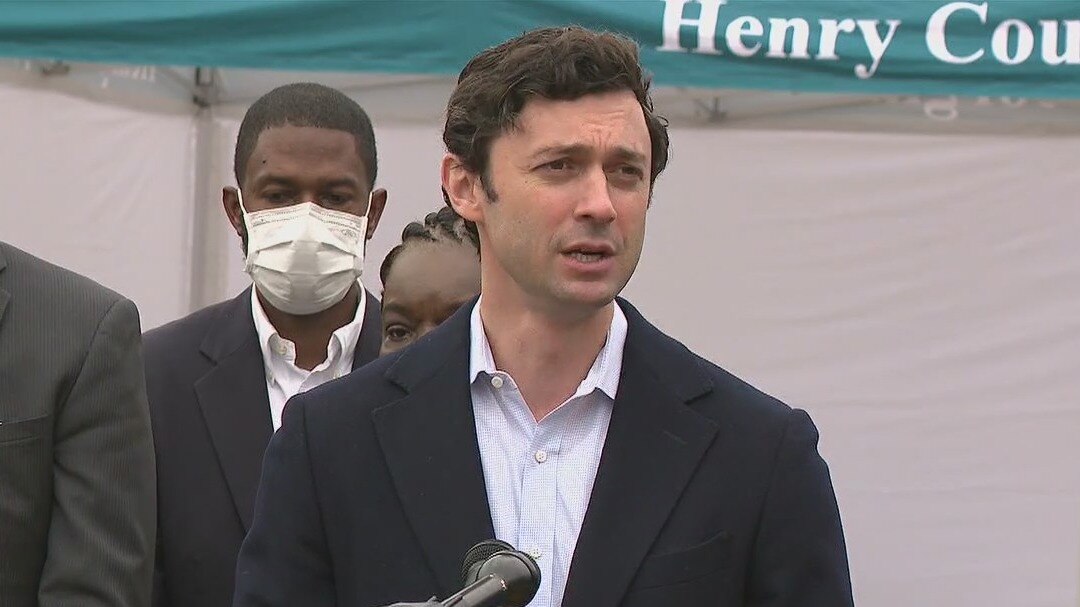 Sen. Ossoff touts infrastructure bill in Georgia