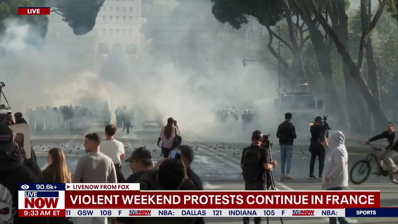 Violent weekend riots continue in France
