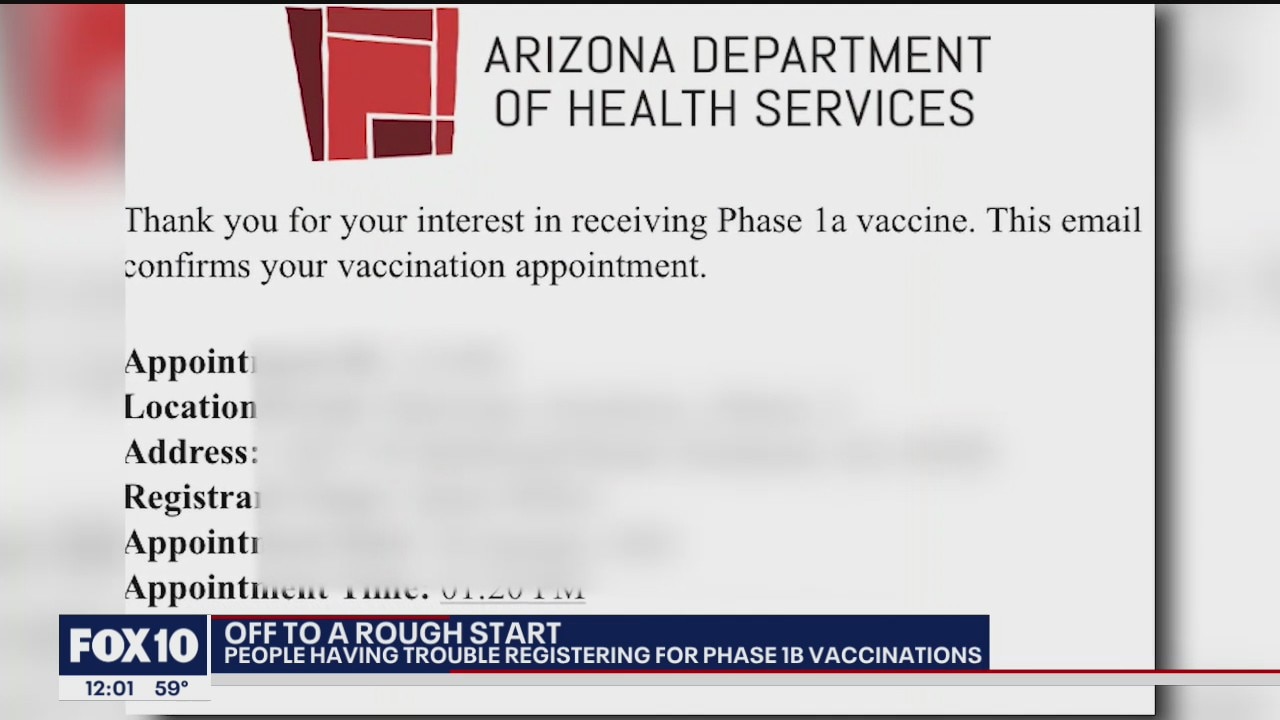 Off to a rough start: People encounter tech issues while registering for Phase 1B COVID-19 vaccine