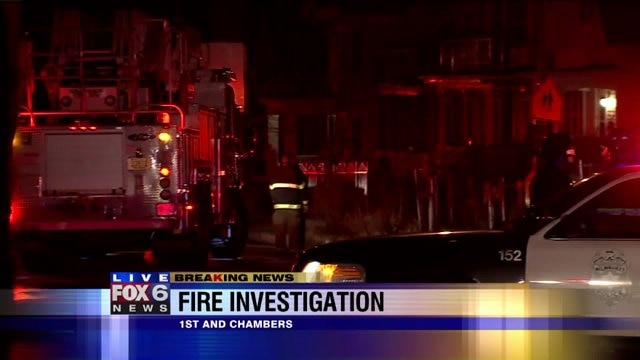 Family of six displaced after fire near N. 1st & Chambers