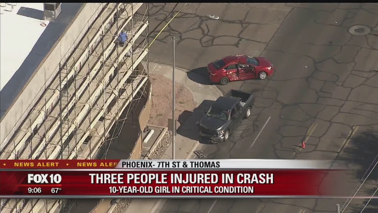 10-year-old girl critically injured in car crash | FOX 10 Phoenix