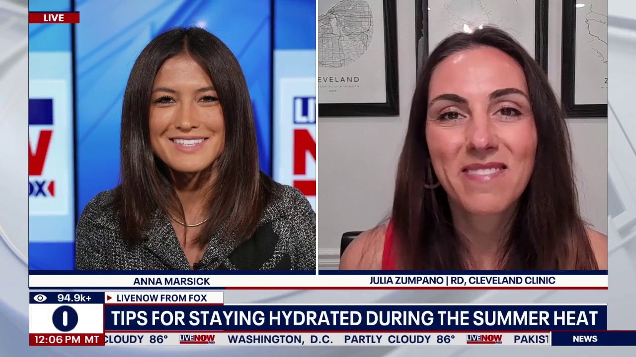 Tips on staying hydrated during the summer months
