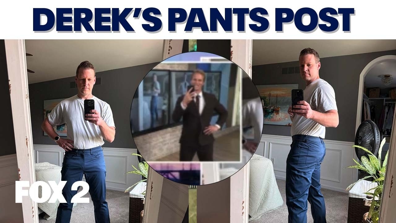 Derek’s new pants post: “I unwittingly walked into the butt of a joke”