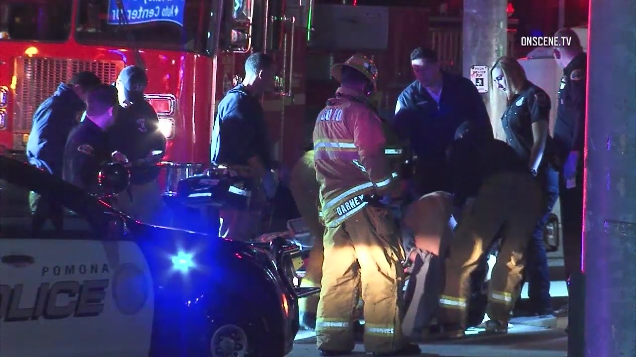 Armed carjacking suspect shot by Pomona Police