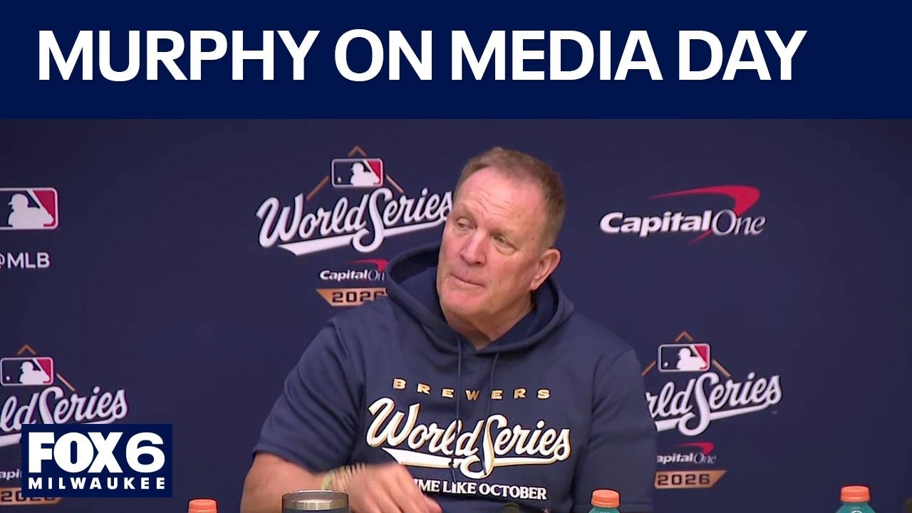 World Series: Brewers Manager Pat Murphy speaks to media