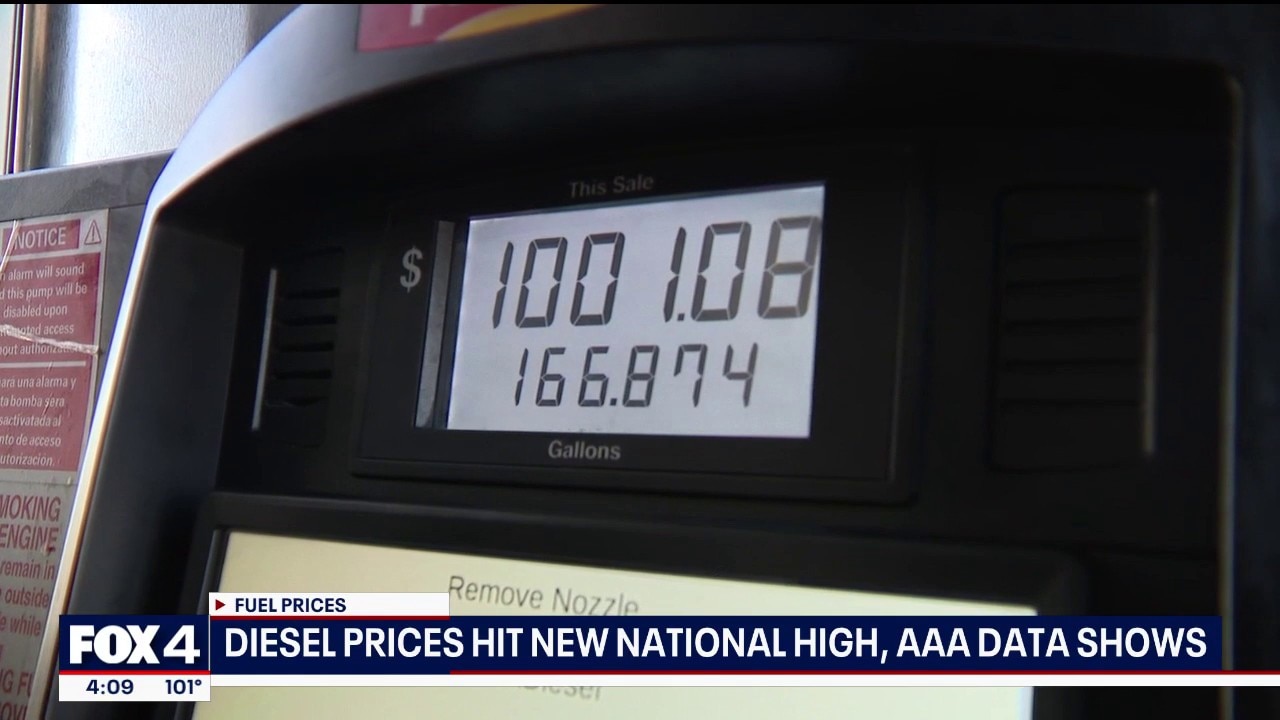 Truck drivers react as diesel prices soar