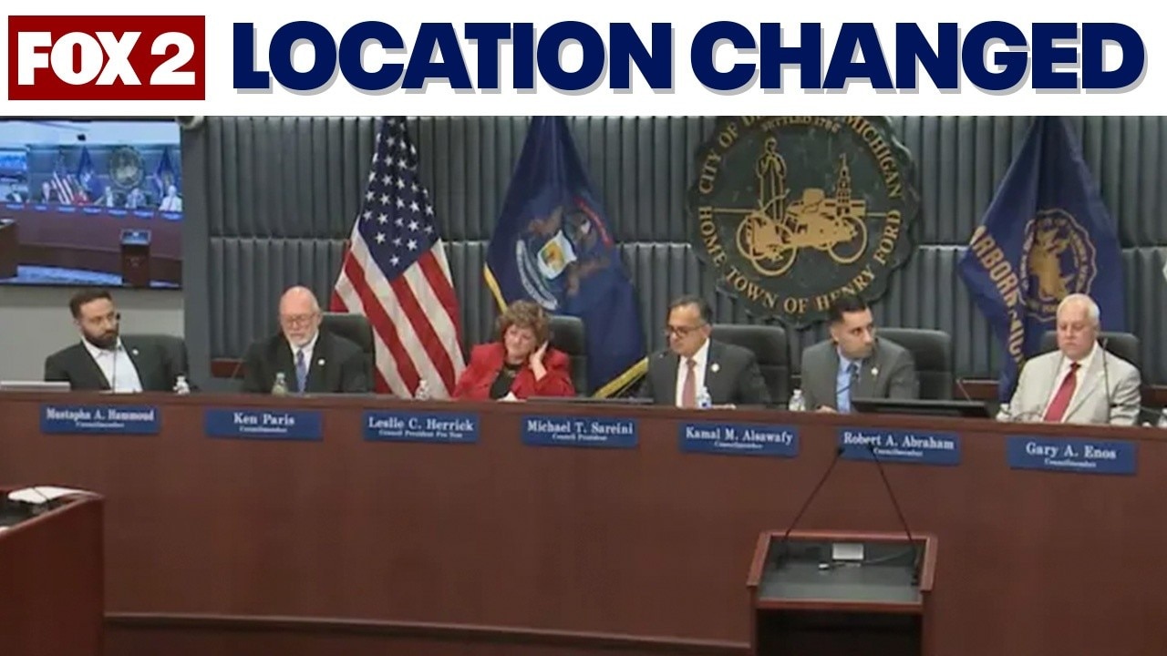 Dearborn council meeting location changed amid disruption concerns