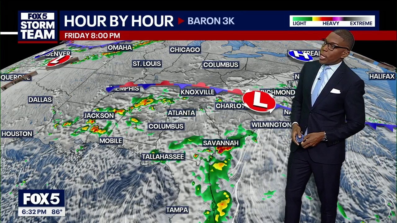 Tuesday evening weather forecast 