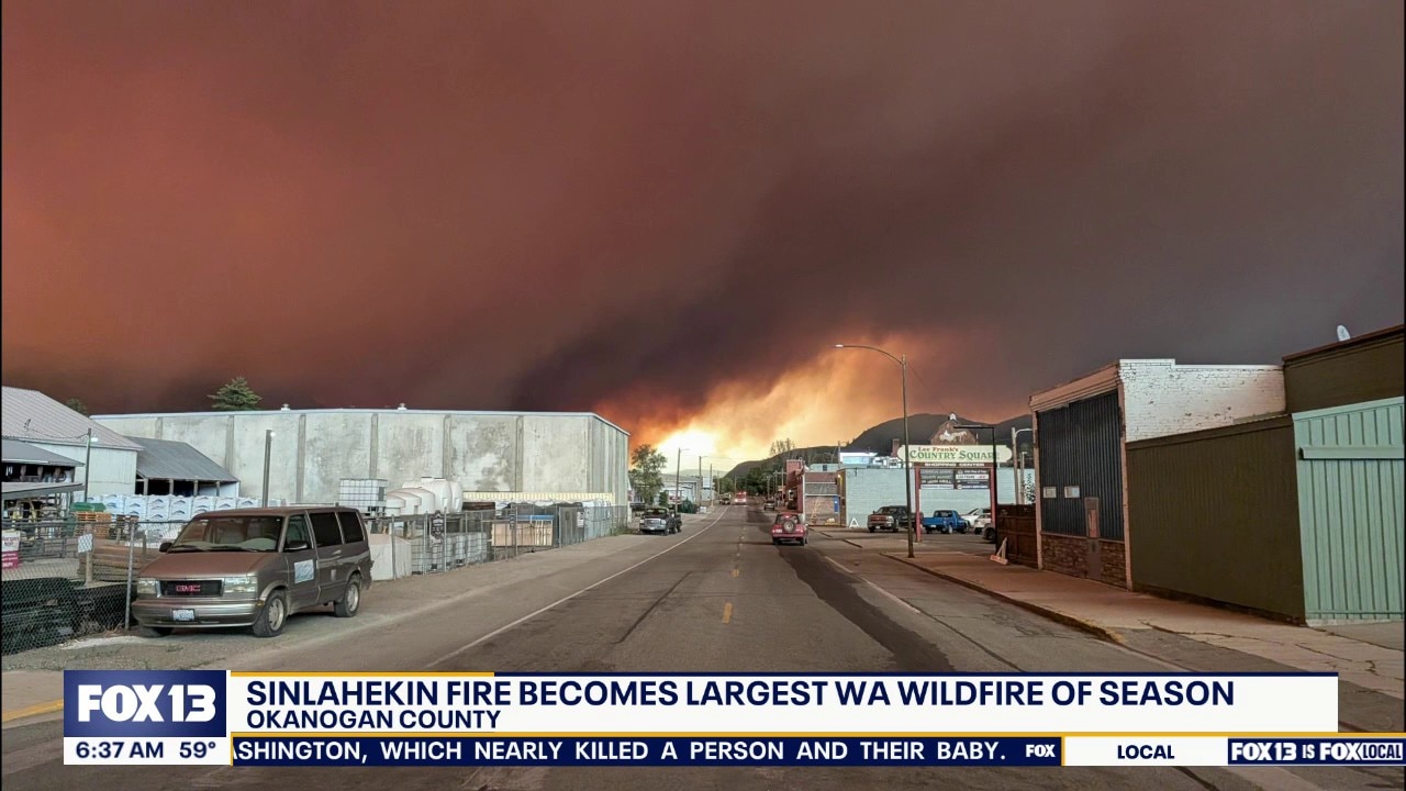 Sinlahekin Fire enters WA's top 10 largest wildfires on record
