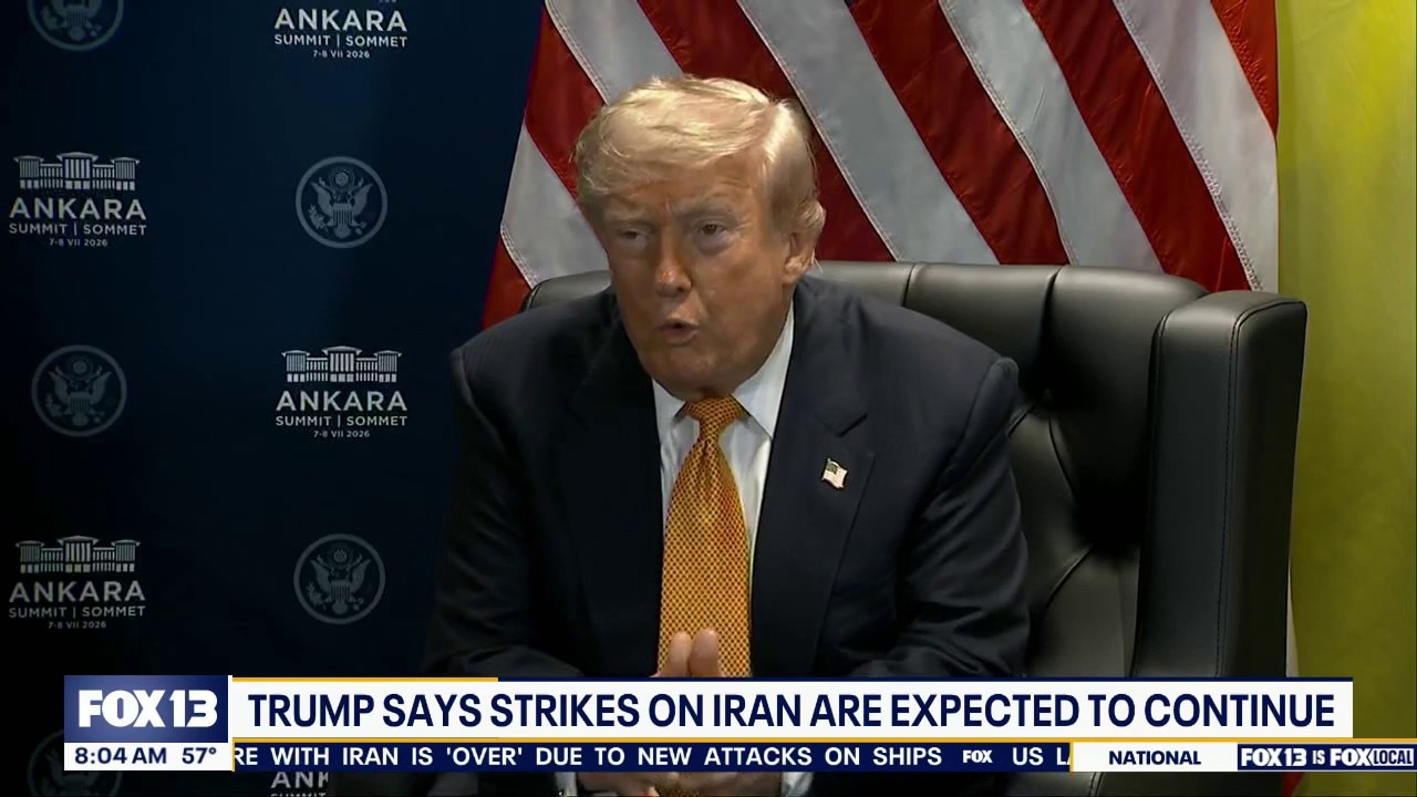 Trump says strieks on Iran are expected to continue