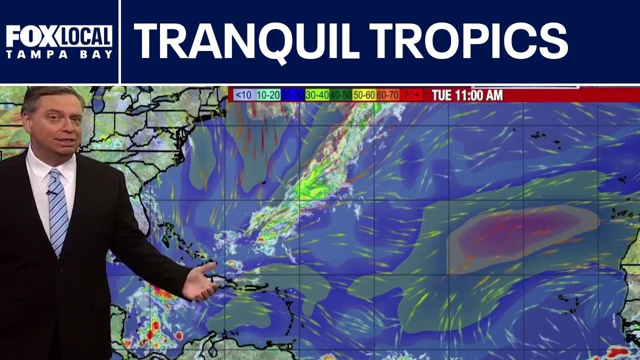 Dry air in Atlantic keeps storms at bay