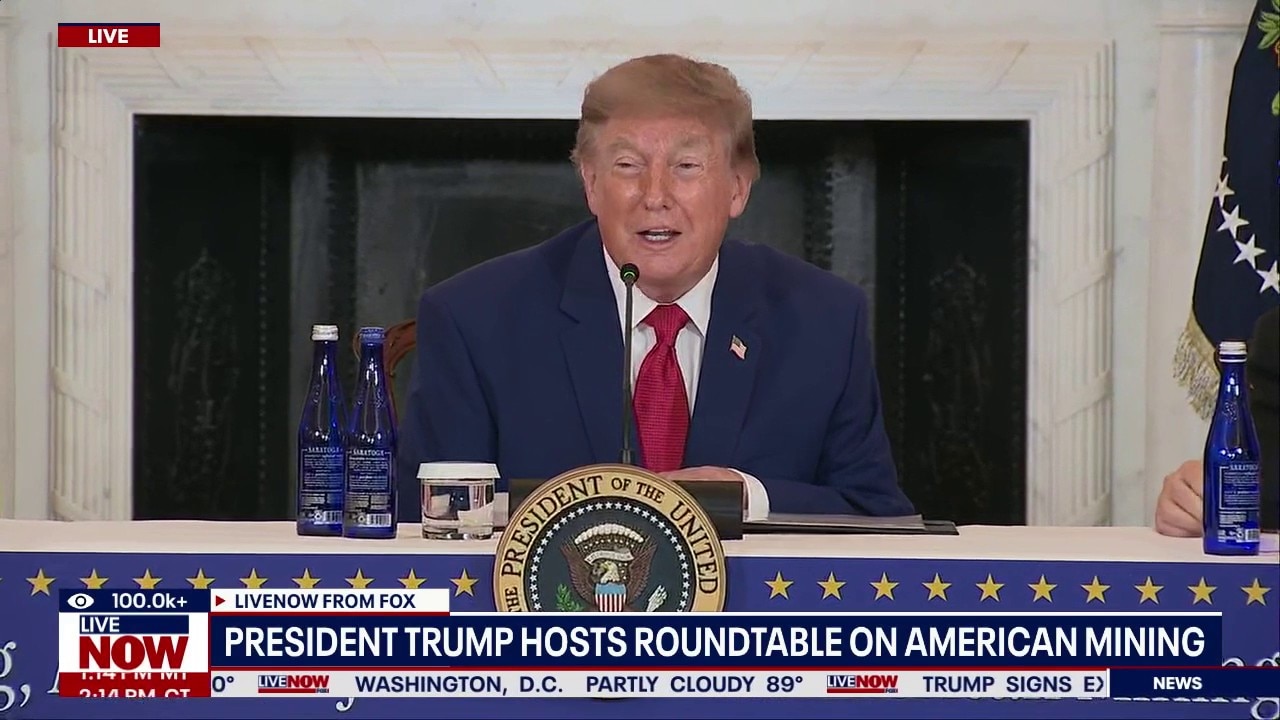 President Trump holds roundtable on American mining