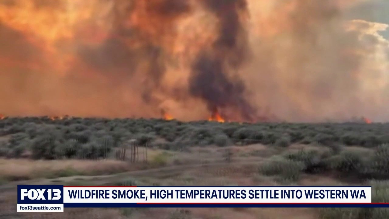 Wildfire smoke, high temperatures settle into western Washington