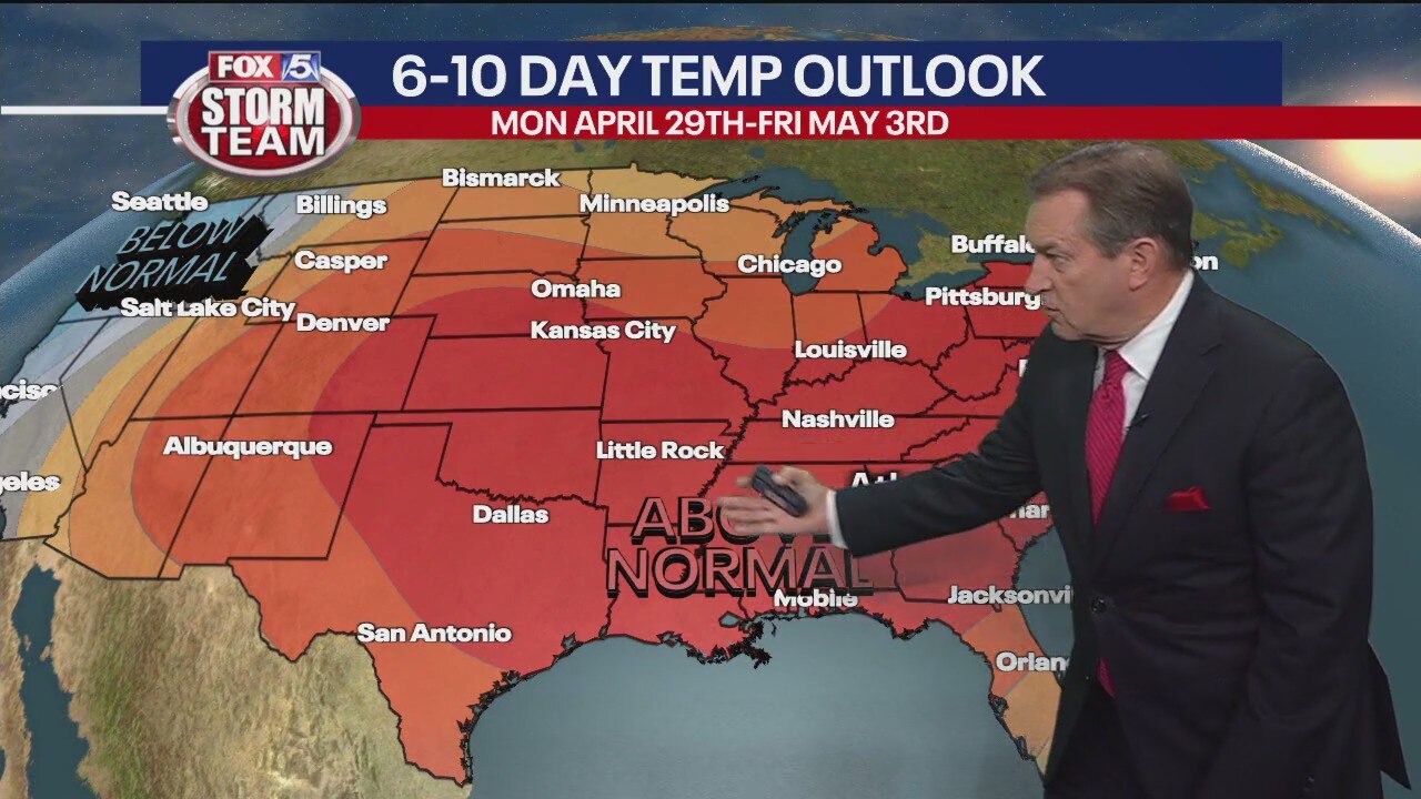 Tuesday evening forecast