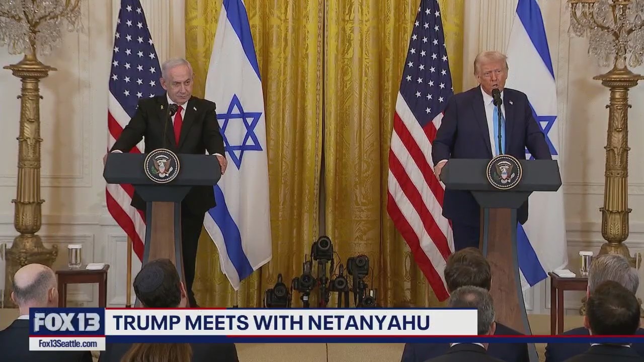 Trump meets with Netanyahu, says US will 'take over' Gaza Strip