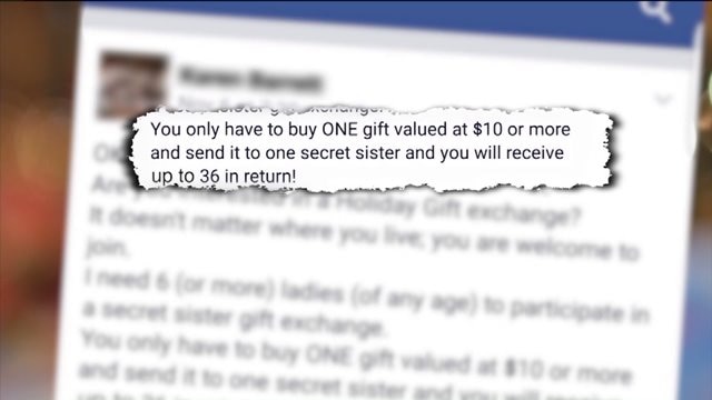 "Don`t let these schemes play off of your fears!" Beware of online gift scam