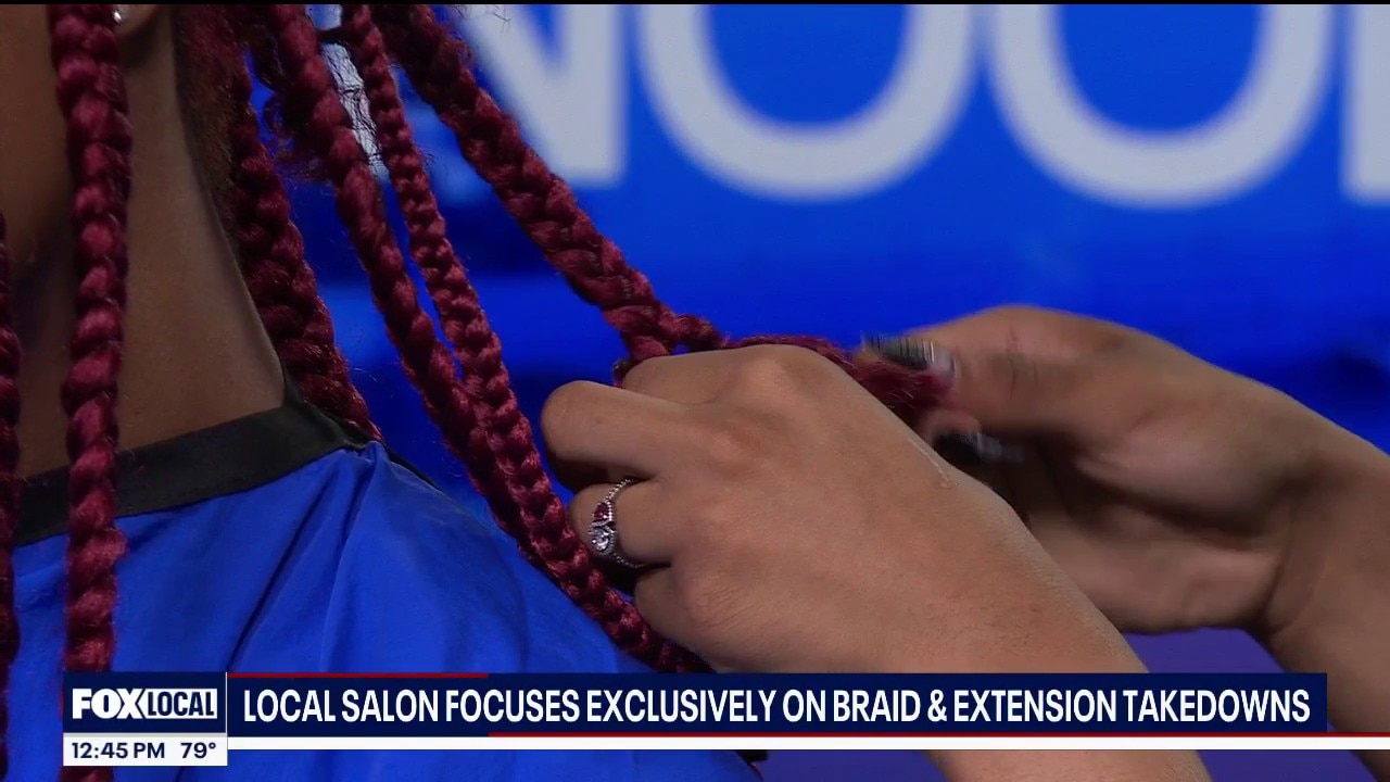 Making the takedown easy for braids and hair extensions
