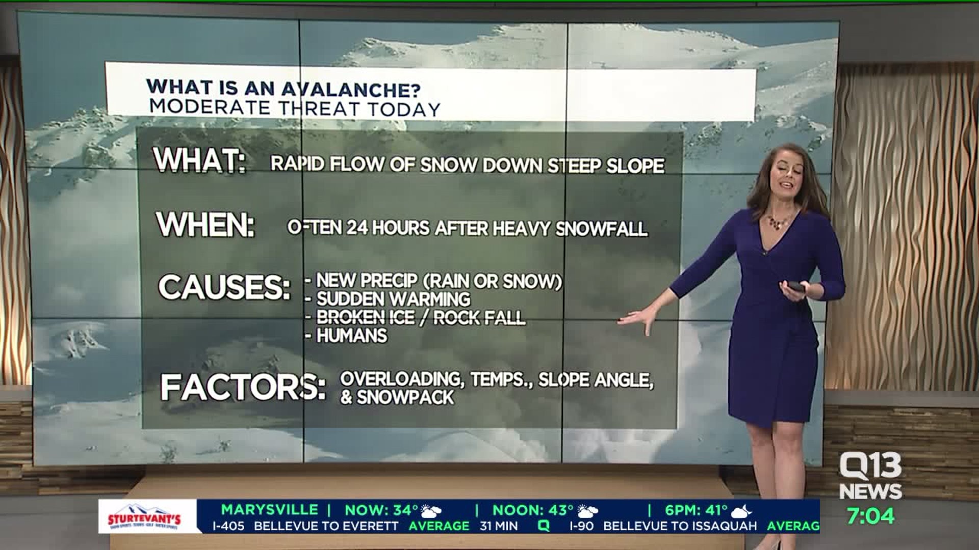 What triggers an avalanche?