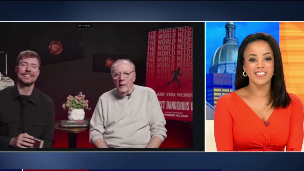 Top content creator MrBeast, joins forces with bestselling author James Patterson
