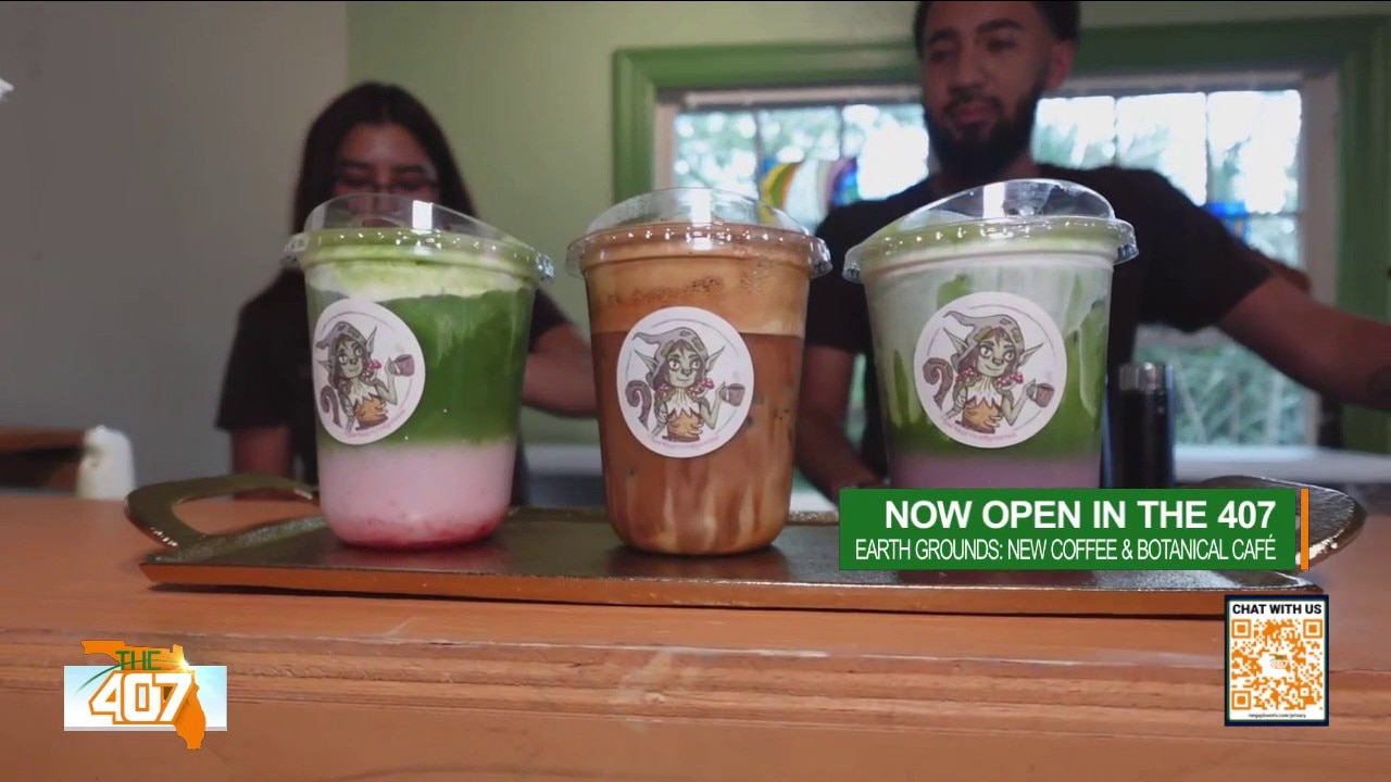 Matcha pop-up Earth Grounds now inside Spiral Circle Bookstore in Orlando