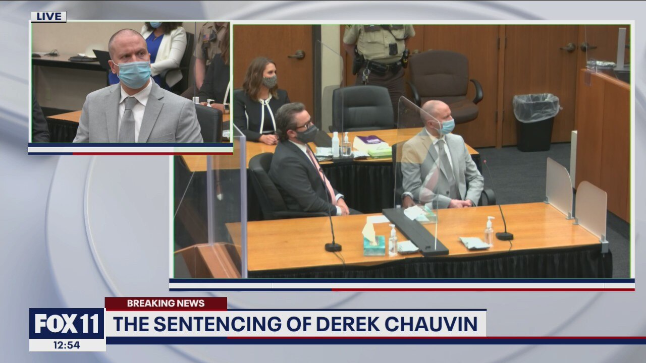 Derek Chauvin sentenced to 270 months in prison