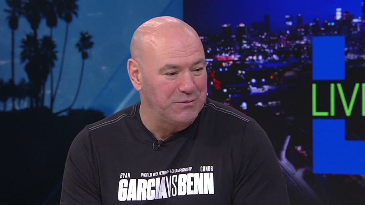 UFC boss Dana White stops by LA Live News Tonight