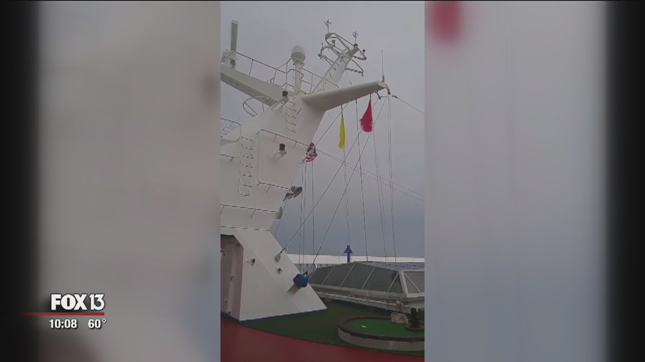 Carnival cruise ships delayed by dense fog
