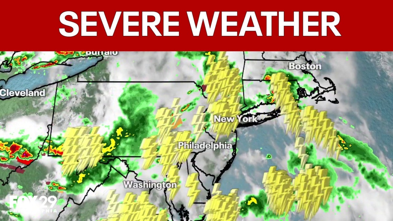 Philadelphia weather: Severe Thunderstorm Watch and Tornado Watch in effect